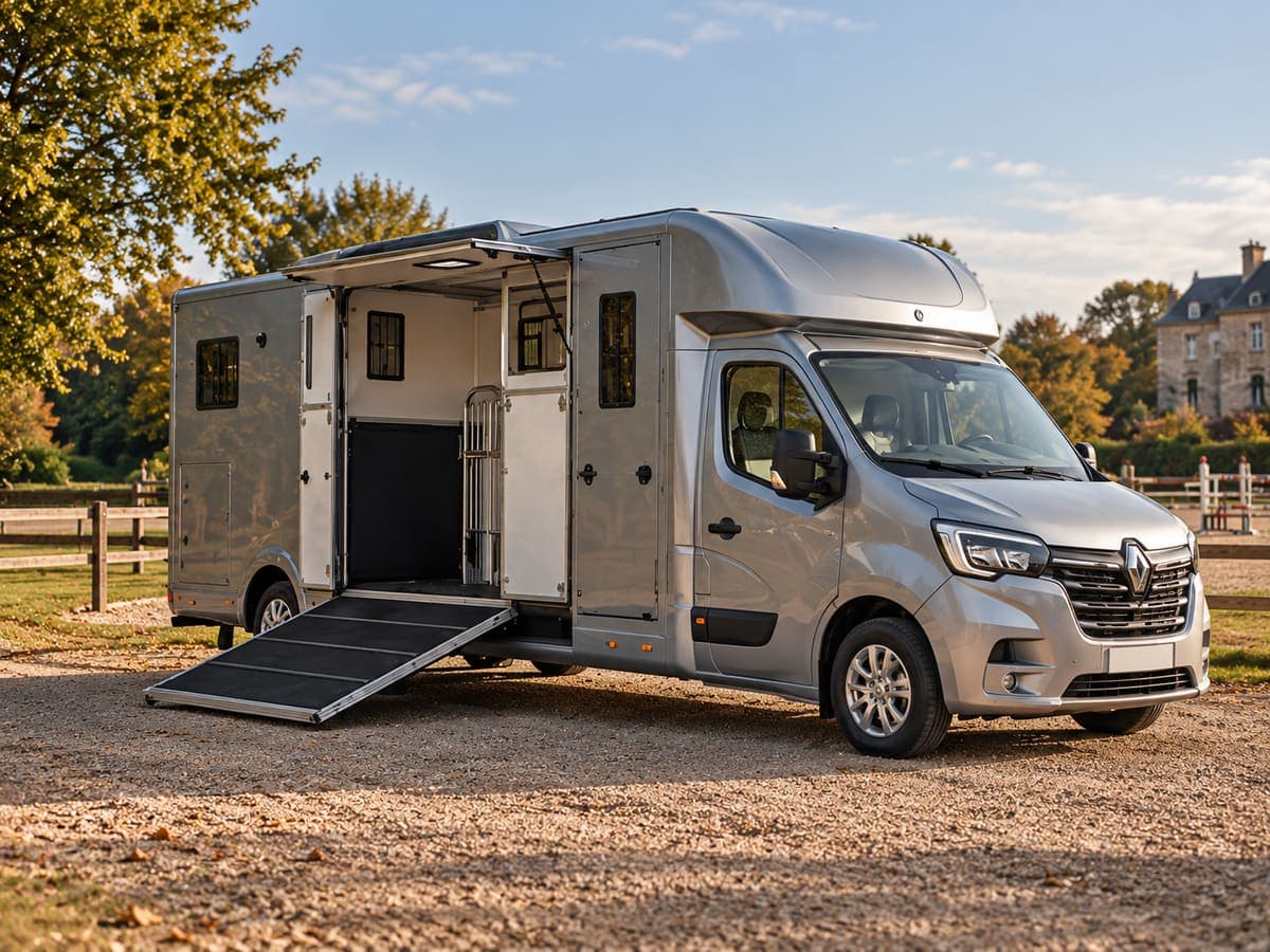 Camion de transport pour chevaux
